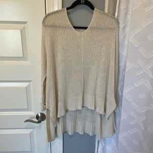 Meshed spring sweater